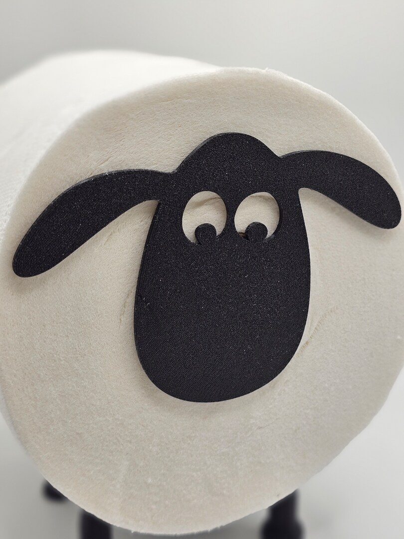 Sheep Toilet Paper Roll Holder- Fun Bathroom Decor, Toilet Roll Holder, Toilet Paper Holder, Unique Housewarming Gift, Bathroom Decor